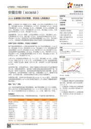 2019业绩增长符合预期，研发投入持续提升