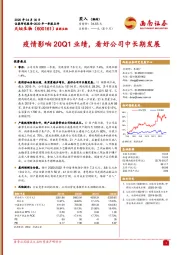 疫情影响20Q1业绩，看好公司中长期发展