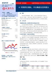 Q1利润同比增长,中长期成长空间较大