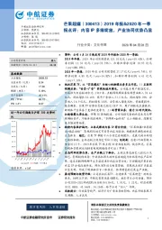 2019年报&2020年一季报点评:内容IP多维绽放,产业协同优势凸显