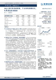 20Q1盈利表现超预期,产品结构持续优化,电商渠道表现靓丽