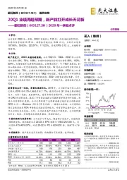 2020年一季报点评：20Q1业绩再超预期，新产能打开成长天花板