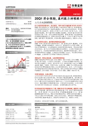 20Q1符合预期，盈利能力持续提升