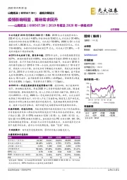 2019年报及2020年一季报点评：疫情影响明显，期待需求回升