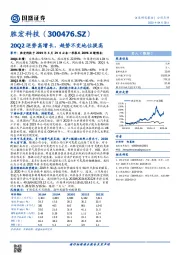 20Q2逆势高增长，趋势不变地位提高