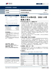 2019&20Q1财报点评:两机叶片如期放量,20Q1业绩稳健正增长