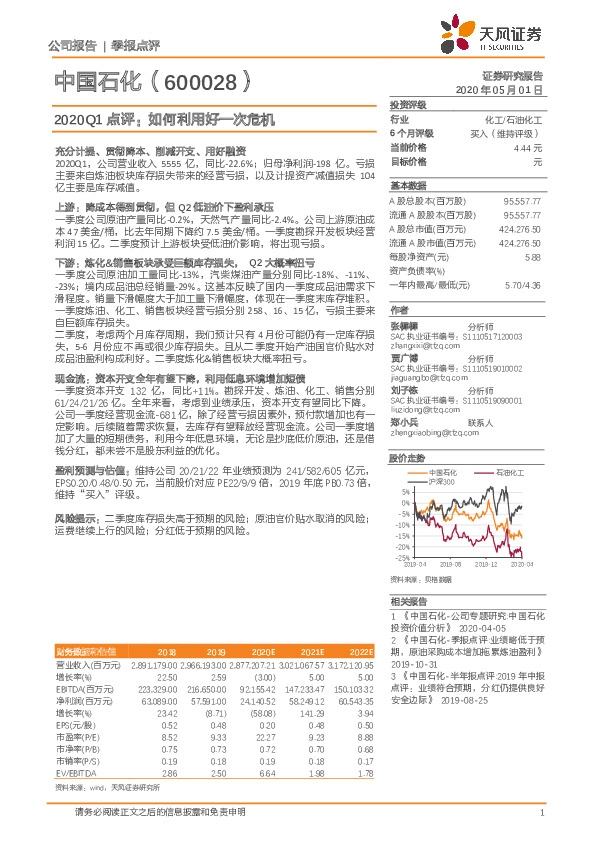 2020Q1点评：如何利用好一次危机
