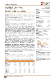 受益轻资产+优管理 20Q1业绩平稳