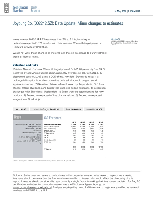 Data Update: Minor changes to estimates