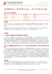 疫情&强投入拖累Q1表现，全年高增长无虞