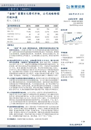 “金标”重塑百亿替代市场，公司战略转型升级加速