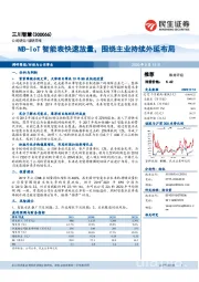 NB-IoT智能表快速放量，围绕主业持续外延布局