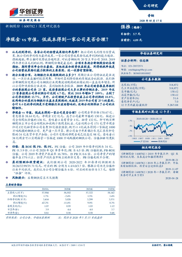 深度研究报告：净现金vs市值，低成本得到一家公司是否合理？