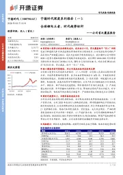 宁德时代深度系列报告（一）：全球锂电王者，时代趋势标杆