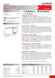 小而美特钢企业，看好长期发展