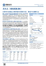 定增项目继续发力新零售和家装新业务，塑造中长期增长点