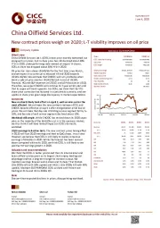 New contract prices weigh on 2Q20; L-T visibility improves on oil price