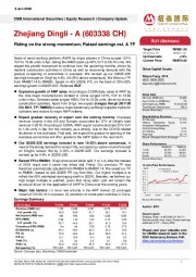Riding on the strong momentum; Raised earnings est. & TP