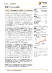 守正笃实,主营业务稳健成长,高瞻远瞩,吸入制剂扬帆起航