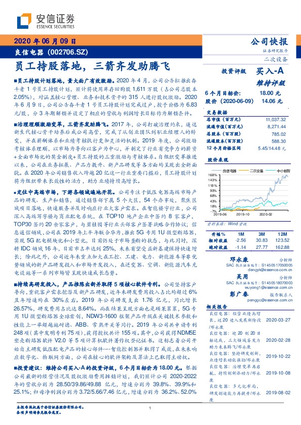 员工持股落地，三箭齐发助腾飞