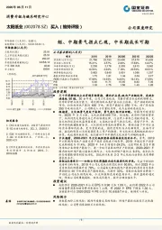 短、中期景气拐点已现，中长期成长可期