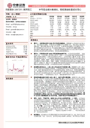 半年度业绩大幅增长，股权激励彰显成长信心