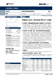 智能表计龙头，率先受益NB-IoT大建设