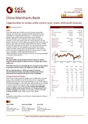 Opportunities to evolve amid current cycle; lower 2020 profit forecast