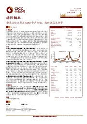 金属流协议彰显NPM资产价值，提供低成本融资