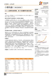 20H1业绩预告超预期，厨小电销量带动营收增长