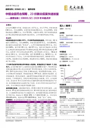 2020年中报点评：中报业绩符合预期，23价肺炎疫苗快速放量