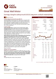 Earnings rising for pickup truck & SUV; long-term outlook materializing