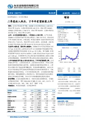 二季度收入承压，下半年有望轻装上阵
