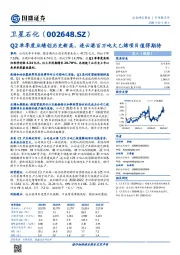 Q2单季度业绩创历史新高，连云港百万吨大乙烯项目值得期待