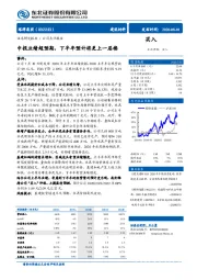 中报业绩超预期，下半年预计将更上一层楼
