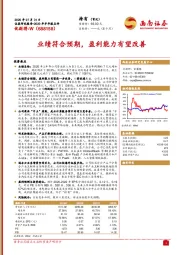 2020年半年报点评：业绩符合预期，盈利能力有望改善