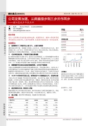 濮阳惠成半年报点评：公司发展加速，从闲庭信步到三步并作两步