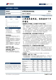二季度恢复明显，依然看好下半年增长