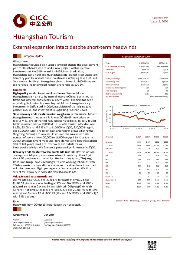 External expansion intact despite short-term headwinds