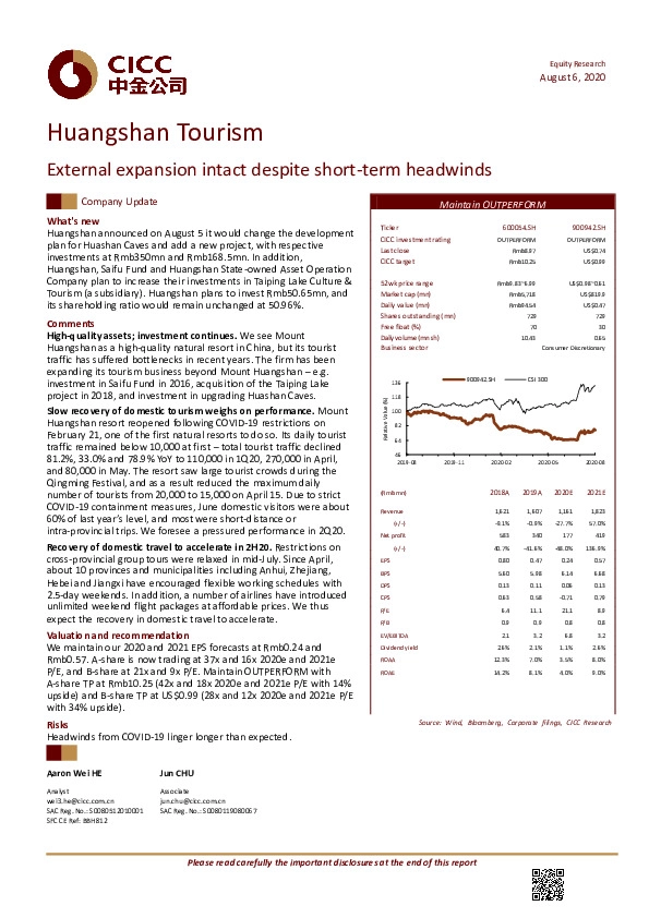 External expansion intact despite short-term headwinds