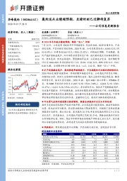 公司信息更新报告：氨纶龙头业绩超预期，至暗时刻已过静待复苏