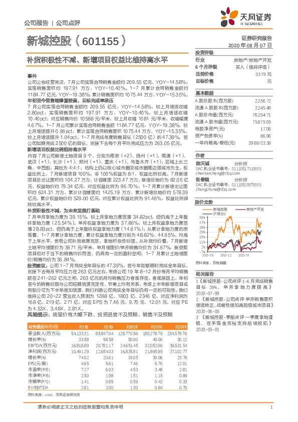 补货积极性不减、新增项目权益比维持高水平