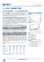 公司发布重组预案，千亿水泥航母雏形显现