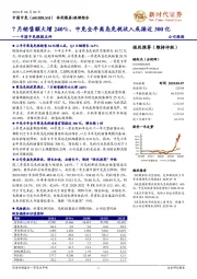 中国中免跟踪点评：7月销售额大增240%，中免全年离岛免税收入或接近300亿