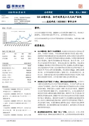 事件点评：Q2业绩改善，拟外延黑龙江天元妇产医院