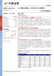 公司首次覆盖报告：SoC铸就业绩基石，通用快充IC极富潜力