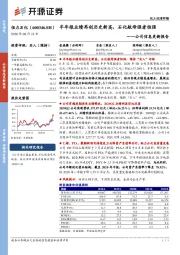公司信息更新报告:半年报业绩再创历史新高,石化航母强者恒强