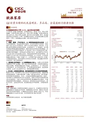 Q2经营业绩环比改善明显，多品类、全渠道助力强者恒强