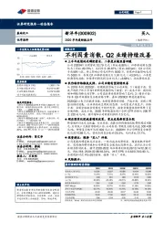 2020半年度财报点评：不利因素消散，Q2业绩持续改善