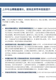 上半年业绩稳健增长，期待改革带来效能提升